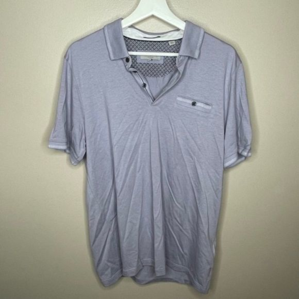 Ted Baker Light‎ Purple Mens Polo Shirt